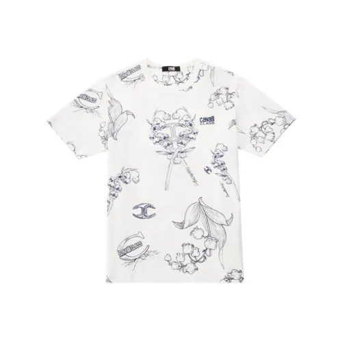 Cavalli Class T Shirts Men White