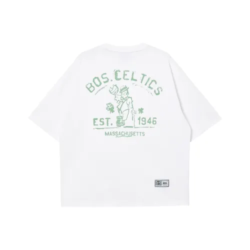 JACK&JONES Silla&JONESxnba T Shirts Men A06 Raw White