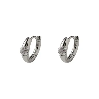 May10th S925 Sterling Silver Stud/Zircon/Alloy Earrings Women's