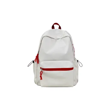 AIBAG Nylon Backpack Unisex White/Black/Red/Yellow/Blue