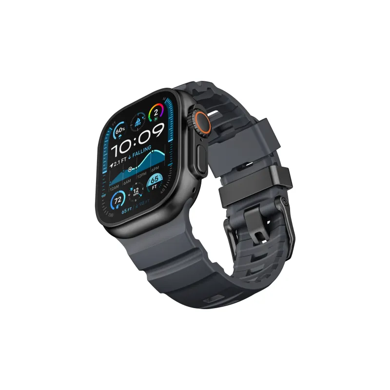 KVZUVUU Apple Compatibility Watch Band Rubber Material-1