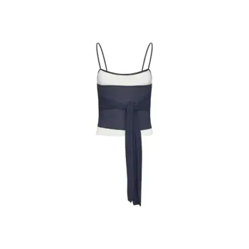 URBAN REVIVO Tank Tops Women's Navy Blue