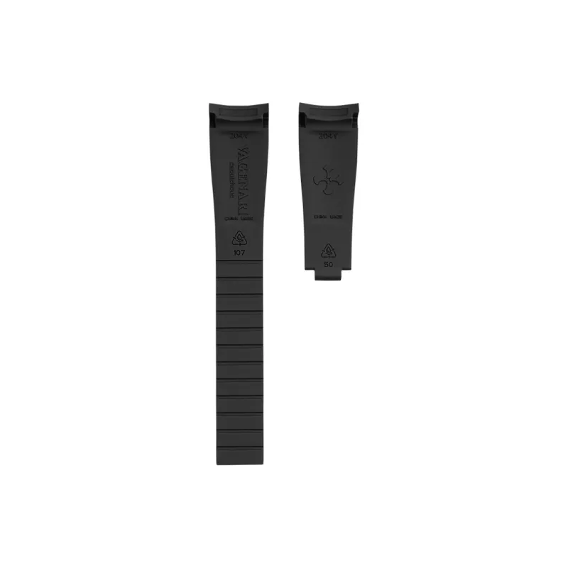 VAGENARI Curved Interface Compatible With Rubber Strap For Yacht Master 37mm 268621 268622 Watch Band Unisex-3