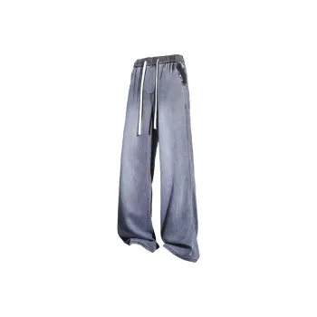 SNOW FLYING Jeans Unisex Vintage Blue