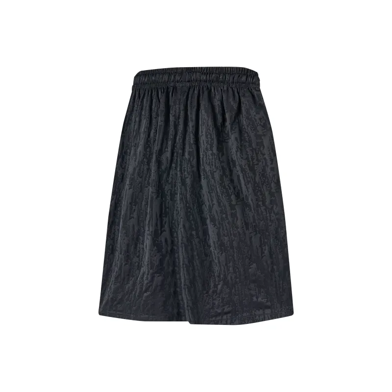 PICCA Casual Shorts Unisex Black[Camouflage Subtle Texture]-1