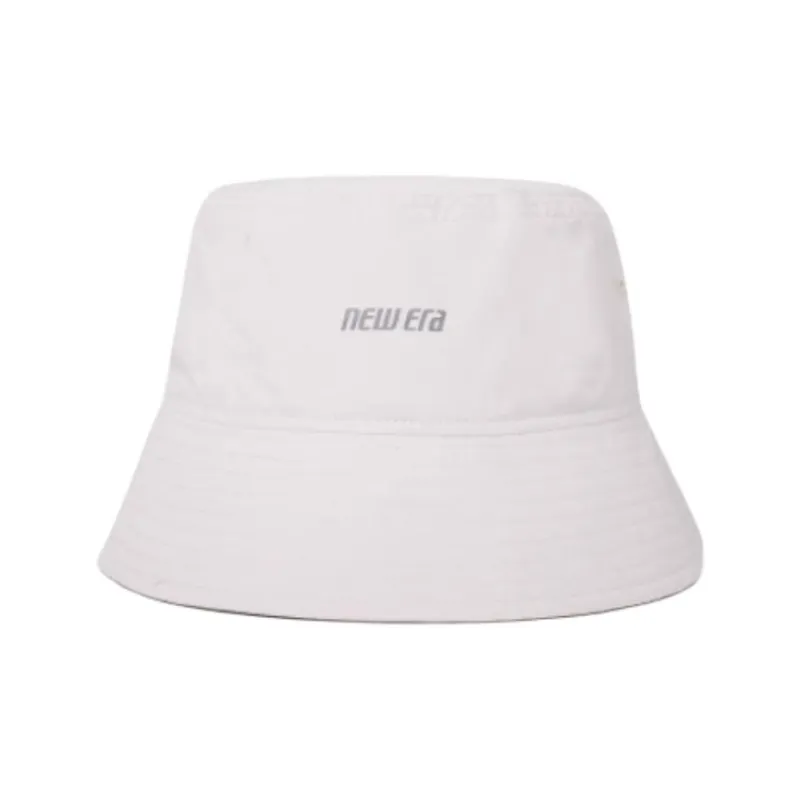 New Era Polyester Bucket Hats Unisex White-1