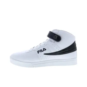 FILA Vulc 13 Collection Anti Slip Wear Resistant Mid Top Skateboard Shoes Men's White