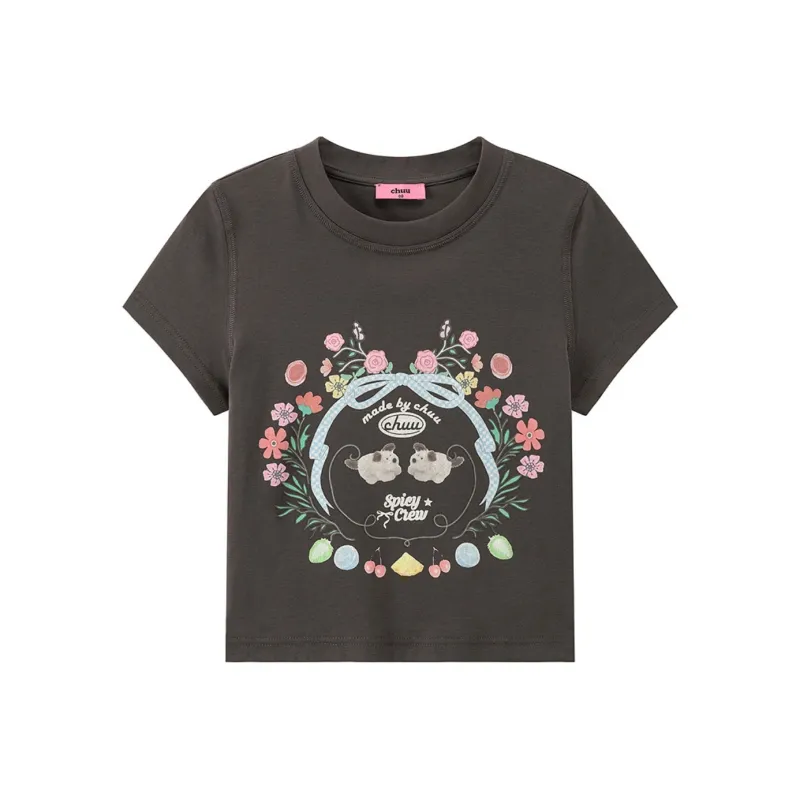 CHUU T Shirts Women's Carbon Gray-0