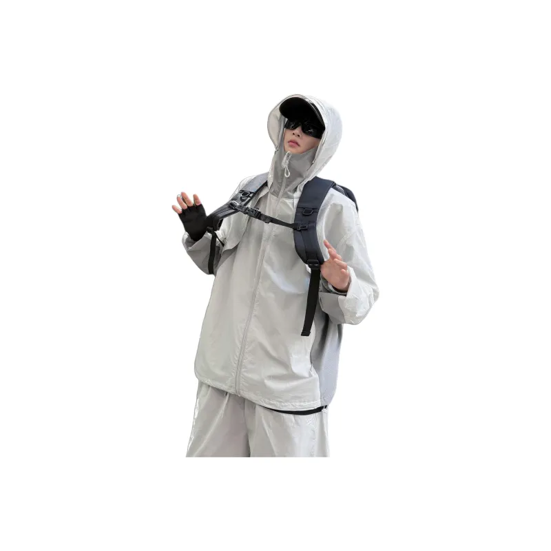 WOKXSS Breathable, Quick Dry, Windproof, UV Protection Sun Protection Clothing Unisex-10