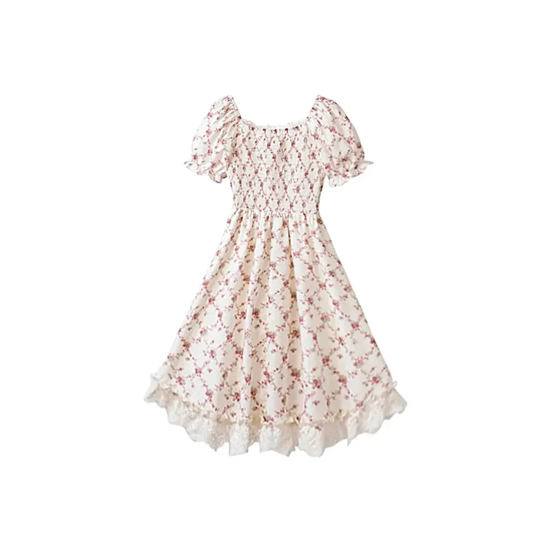 Peaches Peaches Short Sleeved Dress Women's-15