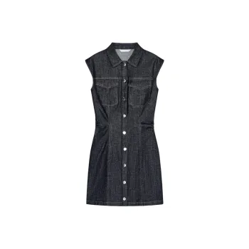 ZARA Sleeveless Dresses Women's Blue