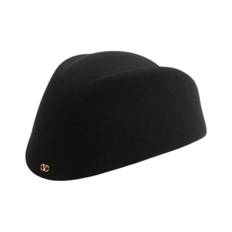 Valentino Merino Wool, Metal Hats & Caps Unisex Black-0