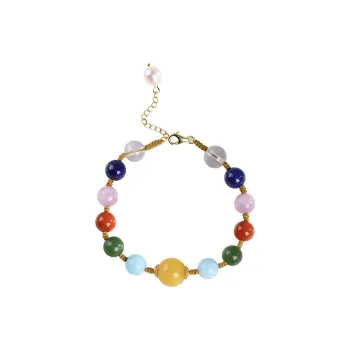 Phoenisess Hetian Jade Hand Rope Jasper Women's