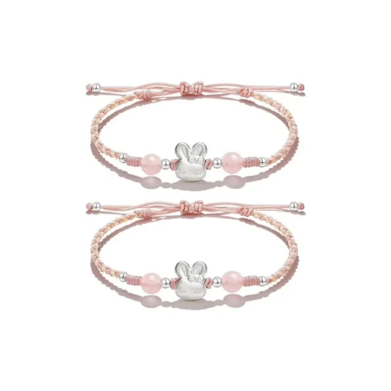 WINGSTOP Fabric Rope Bracelets Women's-2