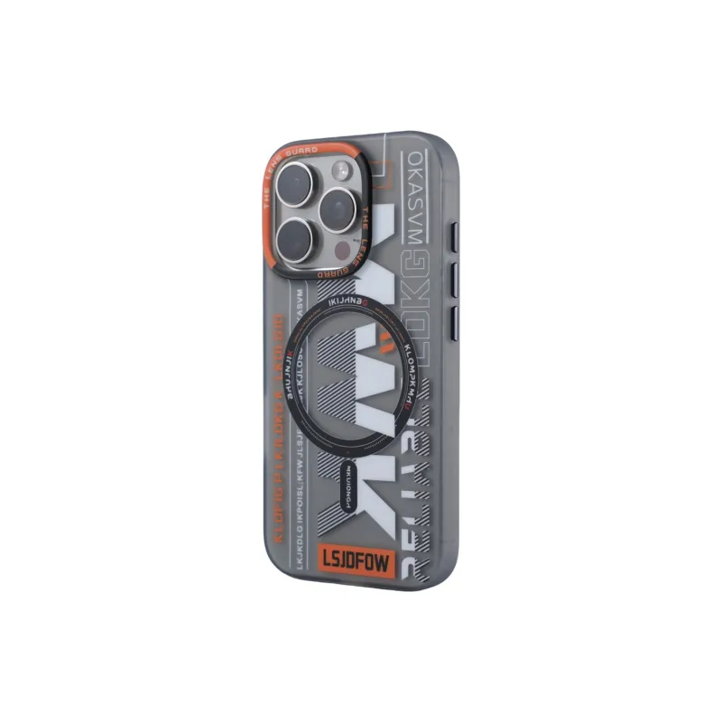 DEPA PC Material Semi Transparent Trendy Magnetic Phone Cases Compatibility With Apple 12/13/14/15/16 Series-1