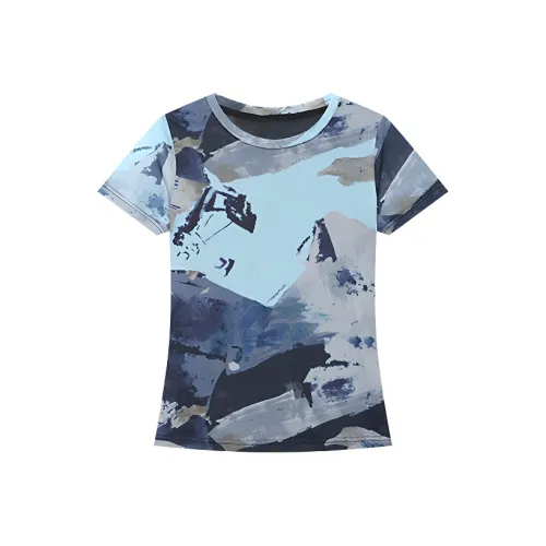 LUYOUYE T Shirts Women's Blue