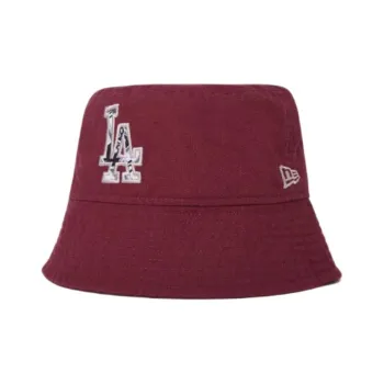 New Era Polyester, Viscose, Linen, Cotton Bucket Hats Unisex Russet