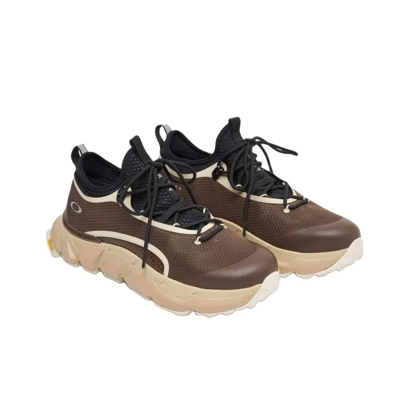 Oakley Anti Slip Wear Resistant Low Top Outdoor Shoes Unisex Brown-2