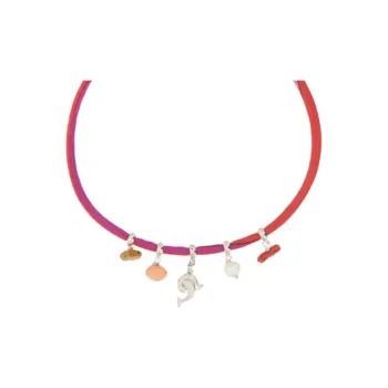 EMILIO PUCCI Silk Necklaces Women's Orange