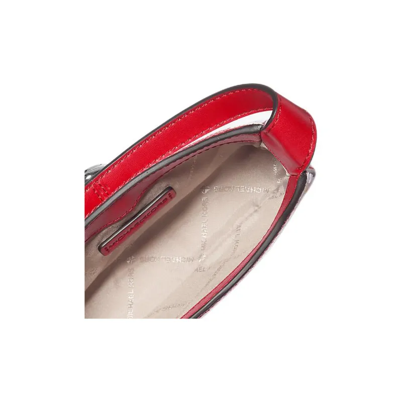 MICHAEL KORS Lyra Canvas Shoulder Bag Crossbody Bag Handbag Extra Small Women's Red-3