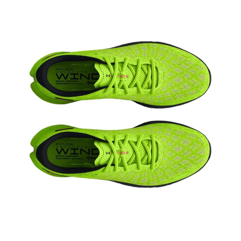 Under Armour Flow Velociti Wind Anti Slip Wear Resistant Low Top Casual Running Shoes Men's Green-3