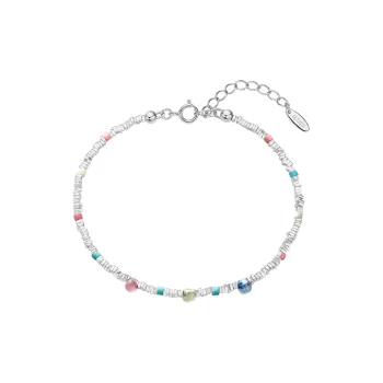 Abyb Charming 925 Sterling Silver Bead Bracelets Women's