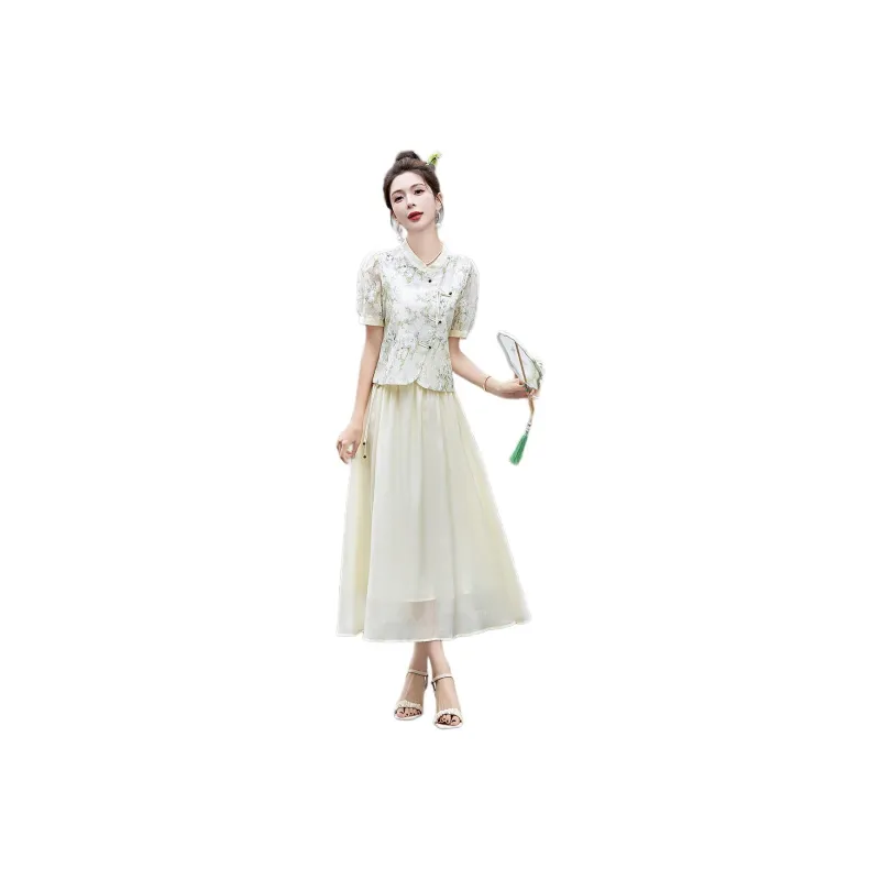 Fele.d Two Piece Skirt Sets Women's-5