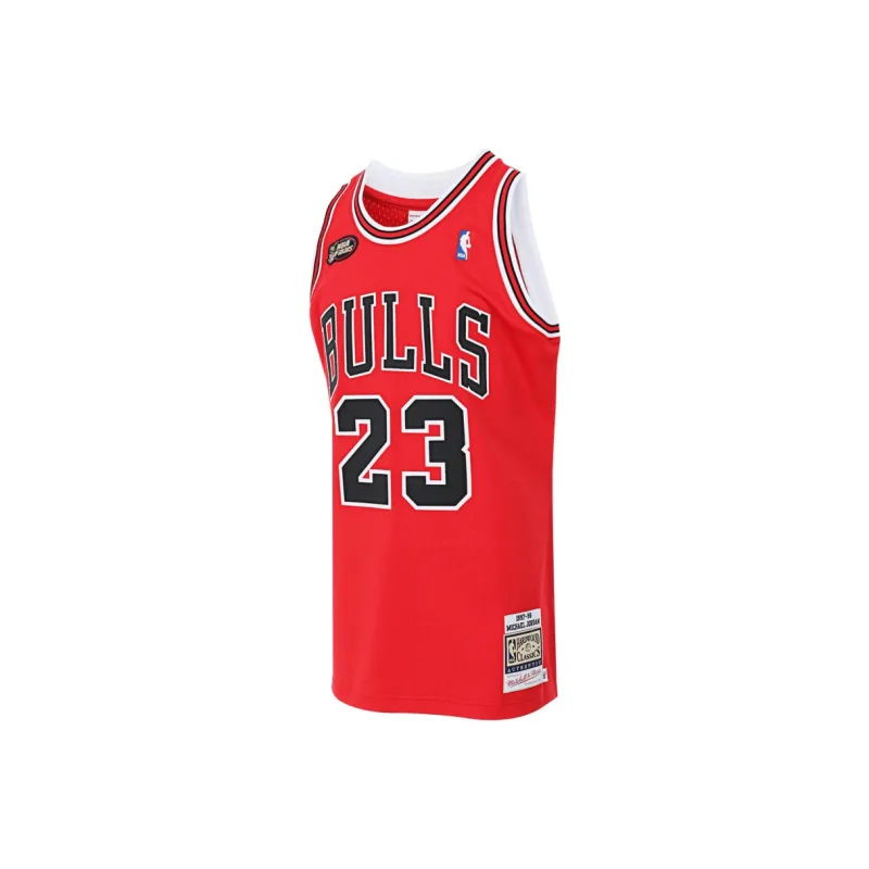 Mitchell & Ness Michael Jordan Chicago Bulls Finals 1997 98 Road Authentic Nba Jersey-2