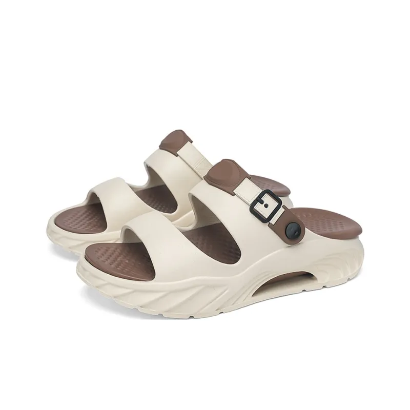 OUGLEMEN Quiet Slip Resistant Odor Resistant Abrasion Resistant Slide Slippers Unisex Box-13