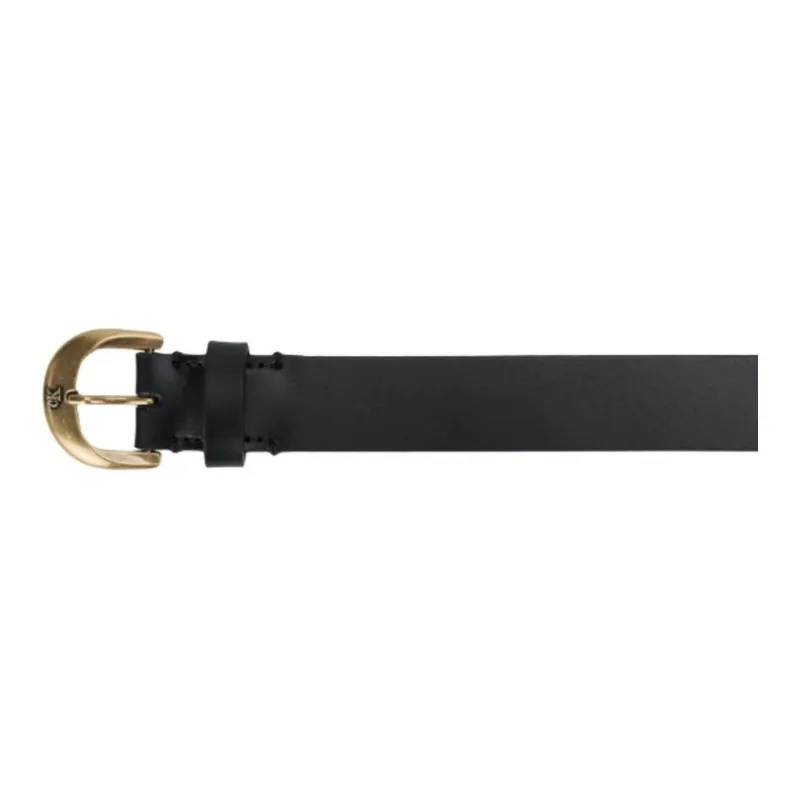 CALVIN KLEIN Regenerated Leather Belts Women's Black -2