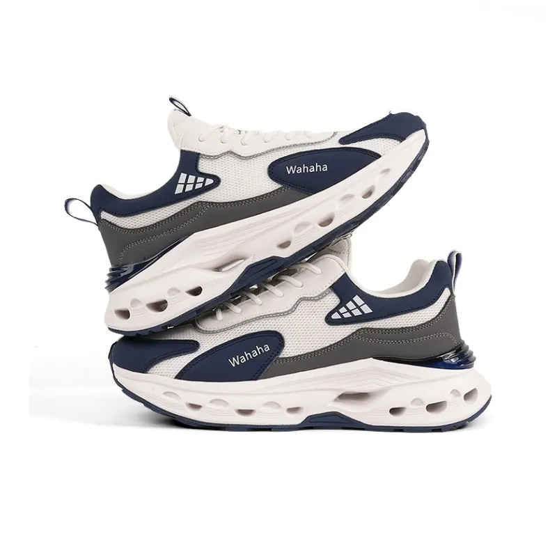 Wahaha Cushioning, Slip Resistant, Breathable, Height Increasing Low Top Casual Shoes Men's-2