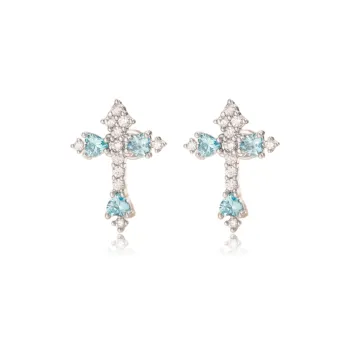 KwOnline Titanium Steel Stud Earrings Women's
