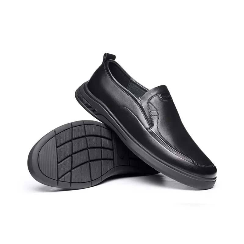 Ritai Men's Casual Shoes Men Low Top Black-3