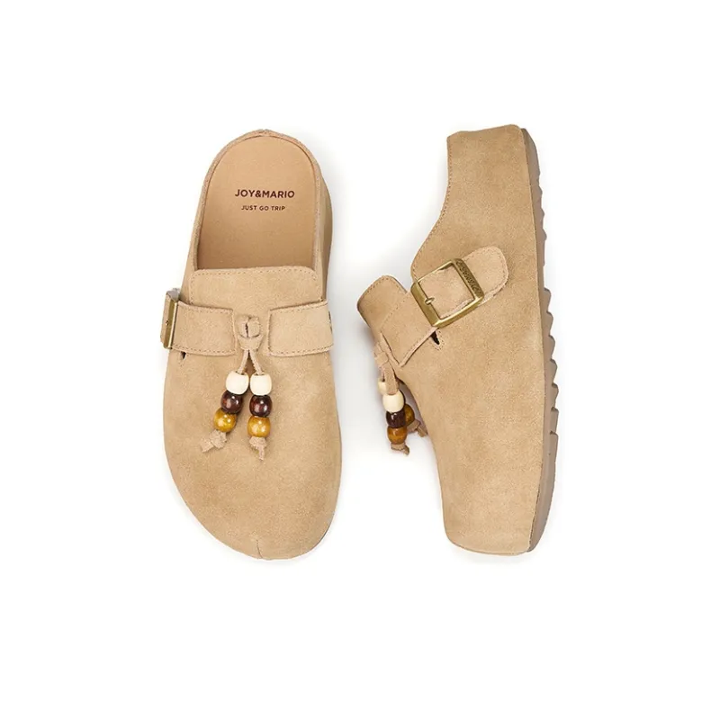 Joy&Mario Slip Resistant Quick Dry Closed Toe Slippers Women's-5