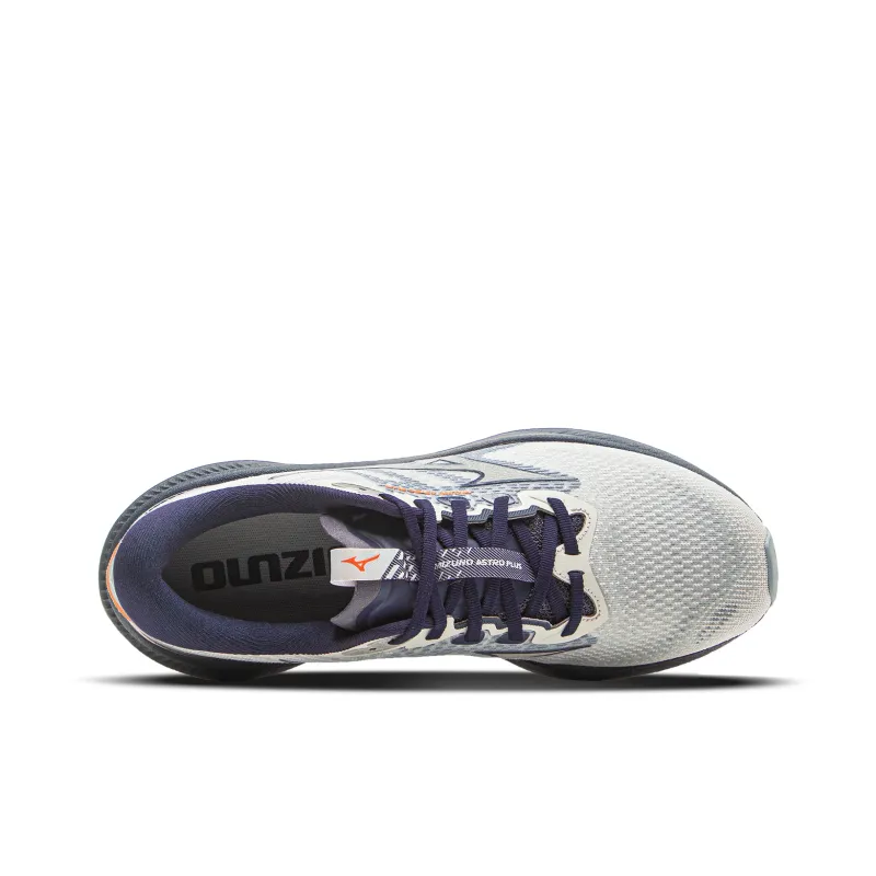 Mizuno ASTRO PLUS Support Abrasion Resistant Breathable Low Top Running Shoes Unisex Gray-3