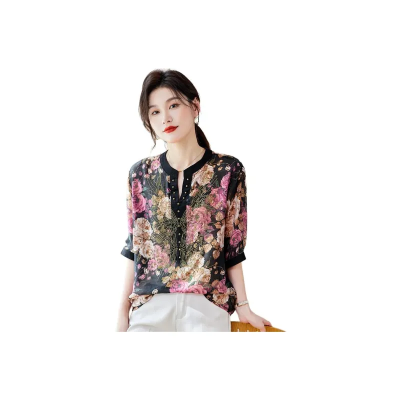 PIERRE CARDIN Shirts Women's Black-0
