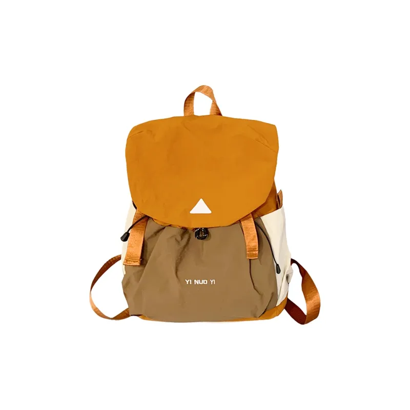 Meow In The Grass Nylon Fabric Backpack Unisex Multicolor-24