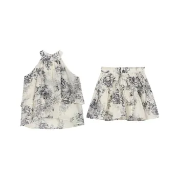 PLANE DRIFT Two Piece Skirt Sets Women's