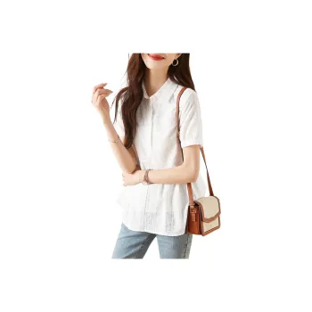 Mo Han Yi Mei Shirt Women's Bleached