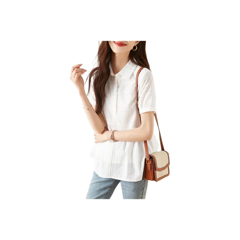 Mo Han Yi Mei Shirt Women's Bleached-0