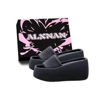 Alxnan Odor Resistant Slide Slippers Women's Box