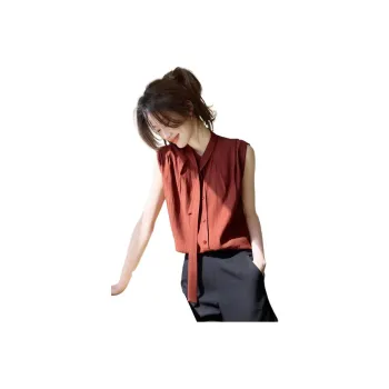 Mo Han Yi Mei Shirt Women's Vintage Red