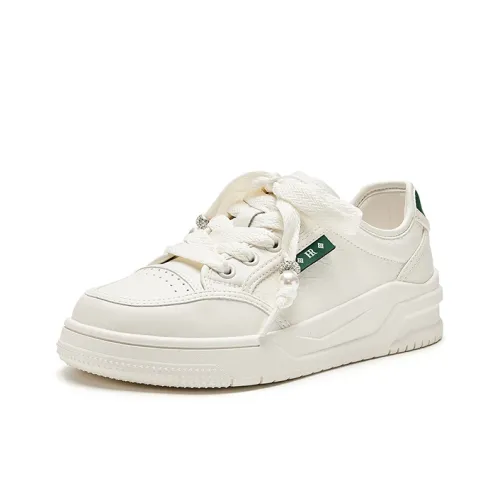 HR Low Top Casual Shoes Women's Beige Green