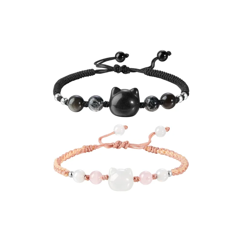 ZEGL Natural Chalcedony Bracelets Women's-0