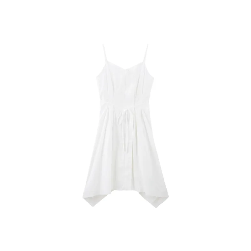 LEDIN Slip Dresses Women's White-0