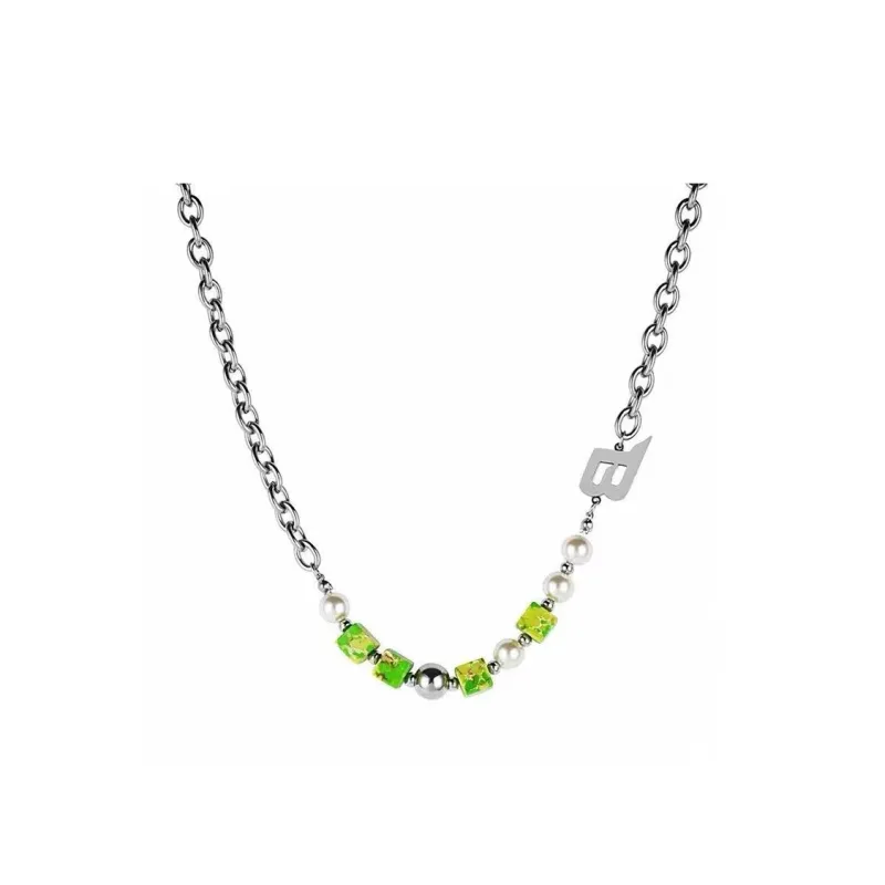 ALIEN BANG Titanium Steel Necklaces Unisex-0