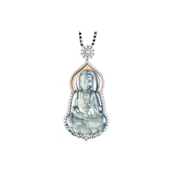Noritake Ice Glutinous Jadeite Necklaces Unisex