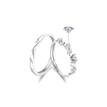 LUCA S999 Fine Silver Rings Unisex