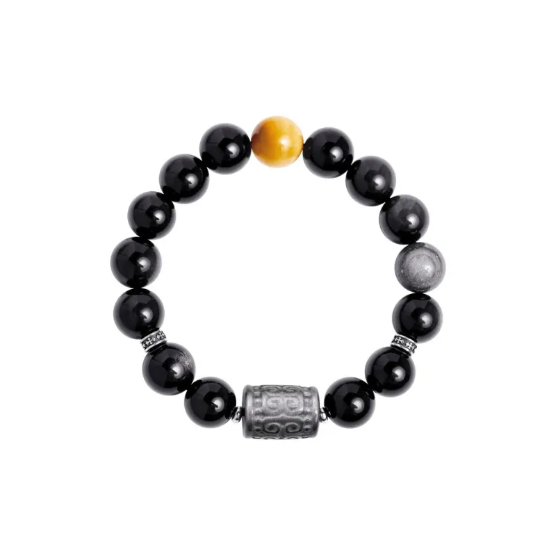 KwOnline Obsidian Jade Bracelets Men's-0