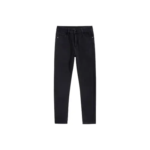 SNOW FLYING Jeans Unisex Pure Black
